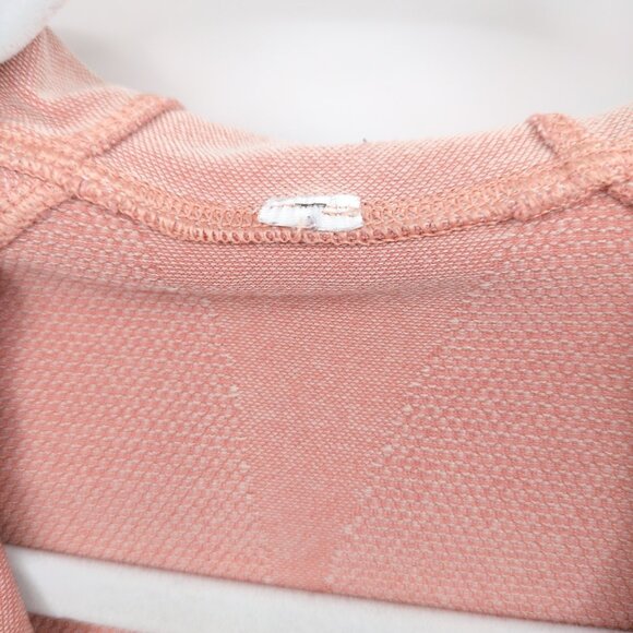 Lululemon Ebb to Train Jacket Pink Hooded Full Zip Size 6 Athleisure Casual - Picture 5 of 13